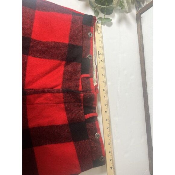 Vintage 50s Woolrich Woolen Mills Wool Hunting Short Pants Mens 38 X 23  Plaid - Picture 6 of 9
